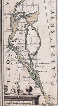 Partie de l'Amerique septentrionalle ou est compris la Nouvelle France, Nouvelle Angleterre, N, Albanie, et la N. Yorc, la Pensilvanie, Virginie, Caroline, Floride, et la Louisiane, le golfe Mexique, et les isles qui le bordent a l'orient, etc.