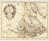 Carte du Canada qui comprend la partie septentrionale des Etas Unis d'Amérique, par Guillaume Delisle, Paris, Jean-André Dezauche, 1783