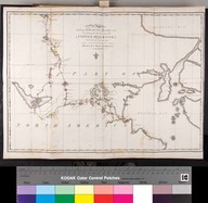 A Map Exhibiting Mr. Hearne's Tracks in his two journies for the discovery of the Copper Mine River, in the years 1770, 1771, and 1772. 
In Samuel Hearne, A Journey from Prince Wales's fort in Hudson's Bay to the Northern ocean, Londres, A. Strahan and T. Cadell, 1795