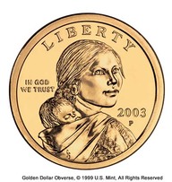 [Sacagawea Golden Dollar Coin]