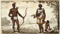 A Man and Woman of the Naudowessie
In Jonathan Carver, Travels through the interior parts of North-America, in the Years 1766, 1767 and 1768, Dublin, Printed for S. Price and other, 1799, p. 230
