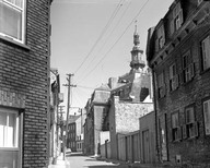 Vue partielle du quartier latin, Québec