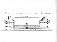 Plan et élévation du Fort Saint-Jean