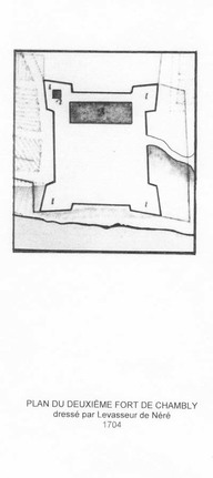 Plan du deuxième fort de Chambly
