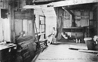 Intérieur du moulin à carde Larose