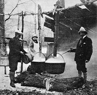 Préparation du sirop d'érable