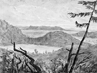 Vue du lac Hertel 