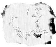 Carte du trajet effectué par Antoine