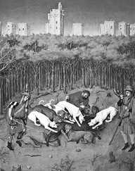 Le château de Vincennes, voisin de Montreuil-sous-Bois
Illustration tirée du manuscrit Les Très Riches Heures du duc de Berry. 