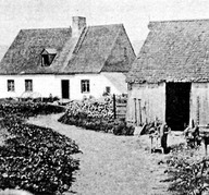 Maison Jinchereau de Saint-François, île d'Orléans
In L'Île d'Orléans - Aux sources du peuple québécois et de l'Amérique française, Michel Lessard