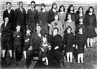 Famille d'Élisée Ouellet et de Georgianna Lavoie. 