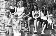 Bruno Savard, Louise Fillion et leurs enfants. 