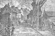 La rue Champlain dans les années 1870
in Canadian illustrated News, 5 juin 1880