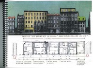 Façades des bâtiments de l'usine "Perfection Corset Co. Ltd"