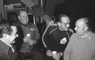 Nos voisins: le capitaine Lavoie, Freddie Lachance, John Young (débardeur), Jacques