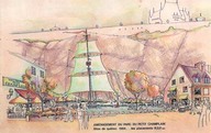 Aménagement du parc Petit Champlain, fêtes de Québec, 1984
