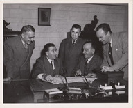 Maurice Duplessis lors de la campagne électorale de 1947