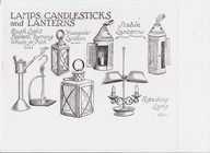Lampes, bougeoirs et lanternes/ Lamps, Candlesticks, Lanterns.
