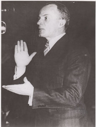Joseph-Adélard Godbout prononce un discours 