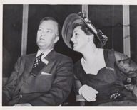 Jean Lesage et sa femme Corinne Lagarde