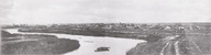 Vue à vol d'oiseau de Moose Jaw, Saskatchewan