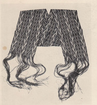 Ceinture fléchée et perlée