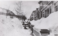 Rue University, Montréal, mars 1869