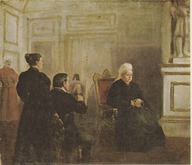 L'artiste peint la reine Victoria