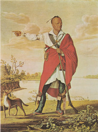 Portrait de Joseph Brant, chef Mohawk.