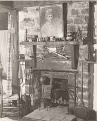 Cheminée à l'intérieur du Moulin de Vincennes, Beaumont