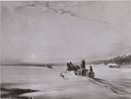 La traversée du Saint-Laurent sur la glace en hiver
