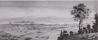 Vue de Montréal à partir du sommet du Mont-Royal, 15 octobre 1784