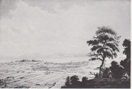 Vue de Montréal à partir du sommet du Mont-Royal, 15 octobre 1784