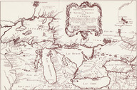 Les Pays d'En-Haut à la veille de la guerre de Sept Ans (carte géographique)