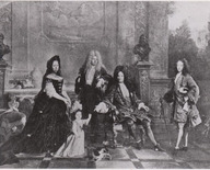 Louis XIV, roi de France, et sa famille
