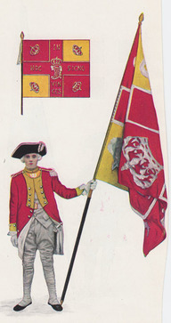 Costume porté par les soldats du Régiment Clare-Irlandais