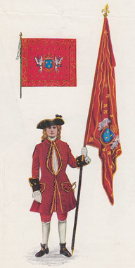 Costume porté par les soldats du Corps royal des Gardes-Marine