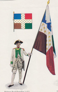 Costume porté par les soldats du Régiment Royal-Roussillon