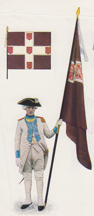 Costume porté par les soldats du Régiment de Navarre