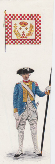 Costume porté par les soldats du Régiment de La Marck