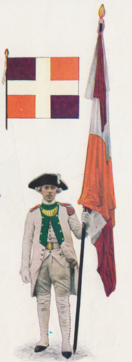 Costume porté par les soldats du Régiment du Beauvoisis