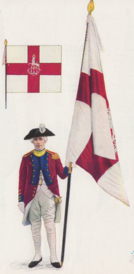 Costume porté par les soldats du Régiment de Walsh