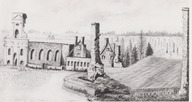 Vue de la partie des ruines du village de Saint-Benoît entièrement pillé et incendié les 15 et 16 décembre 1837