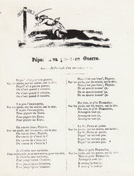 Paroles de la chanson intitulée «Péper' n'va pas-t-en guerre»