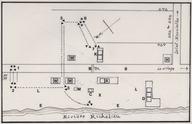 Plan de la bataille de Saint-Denis, à partir du tracé préparé par Louis-Joseph-Amédée Papineau