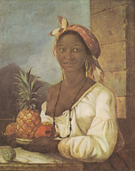 Portrait d'une esclave noire