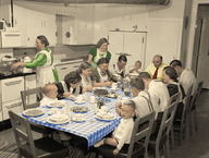 Repas en famille chez Adrien Laberge à Châteauguay