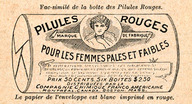 Publicité - Pilules Rouges pour les femmes