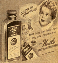 Publicité - Traitement à cheveux Nestlé pour le bébé