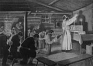 Une messe de minuit dans un chantier d'autrefois
